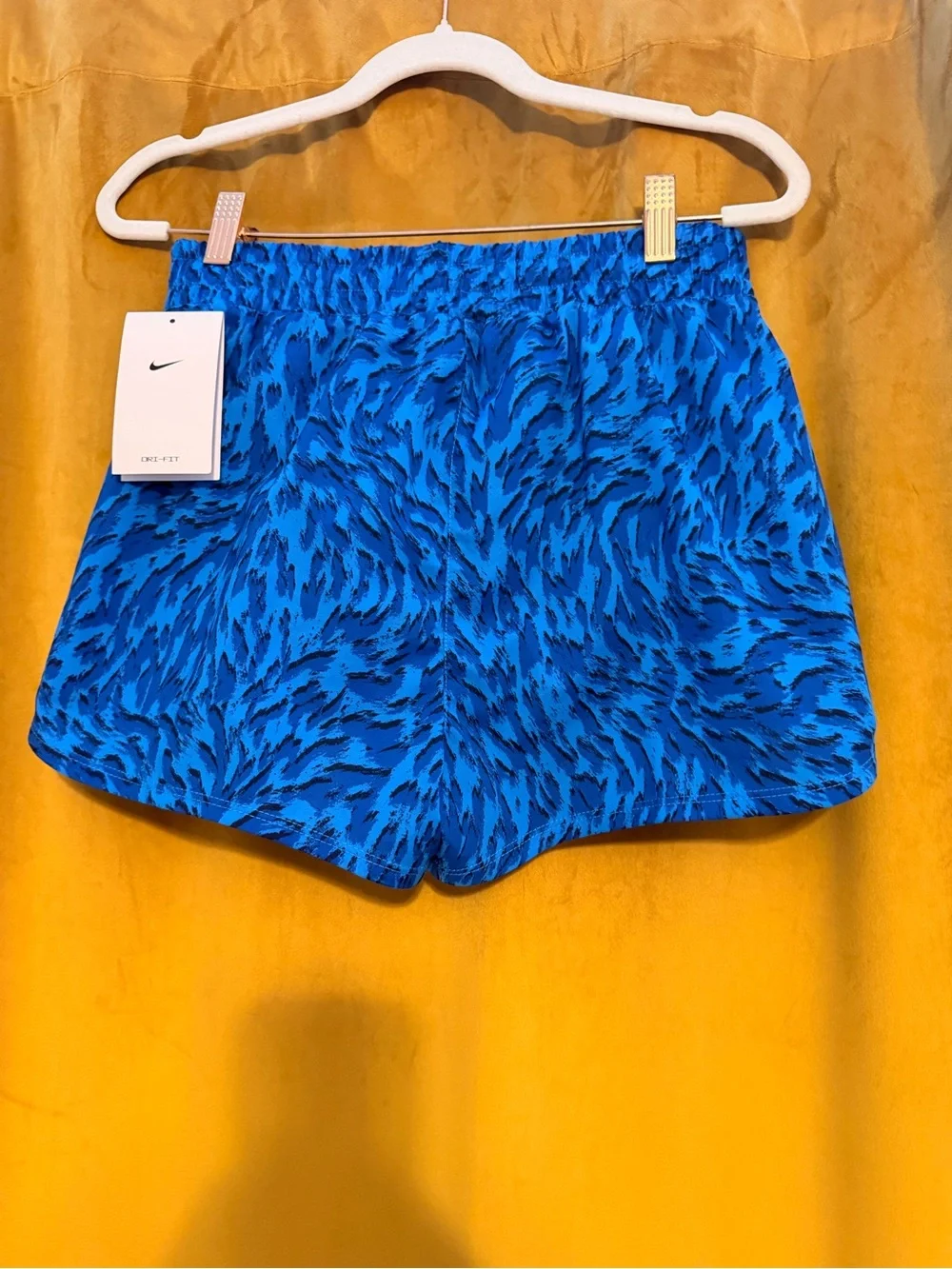 NWT Nike Youth Blue Printed Running Shorts
